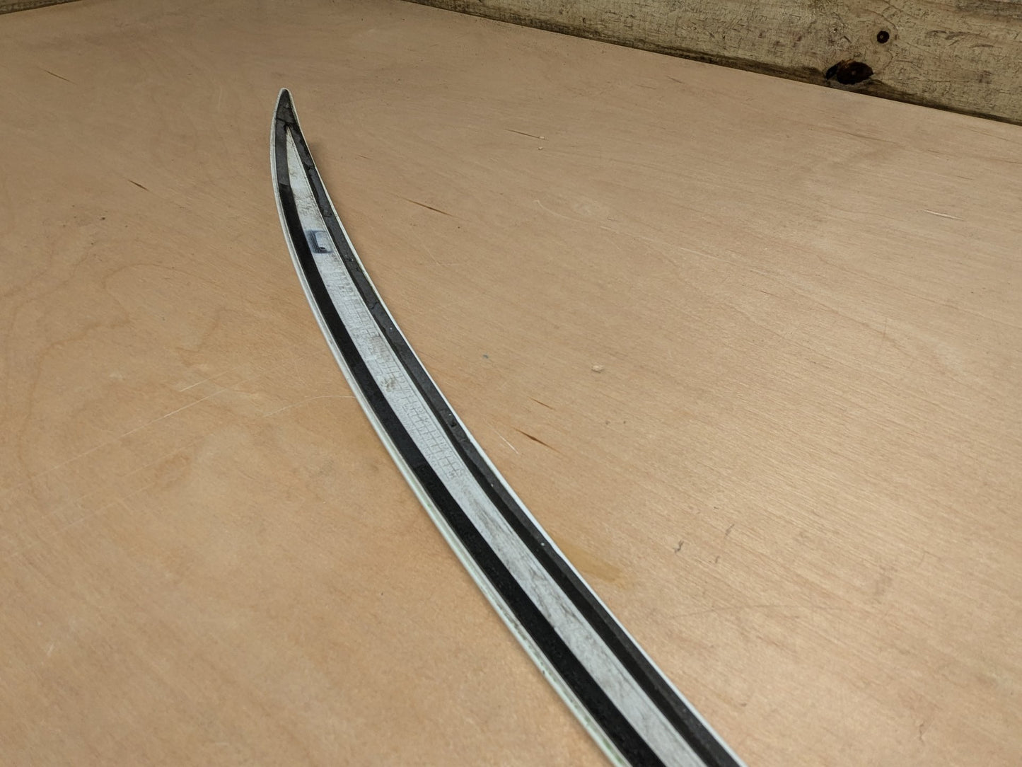 Mercedes W205 Rear Spoiler AMG Boot Trunk Trim Panel Obsidian 149 Polar white