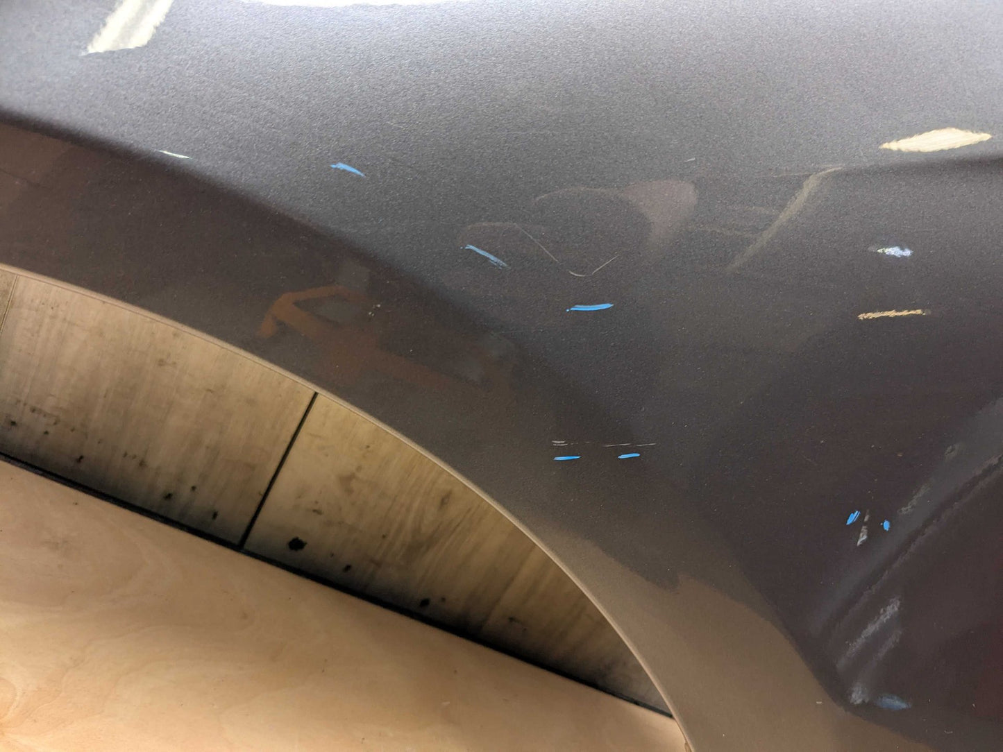 *12-18 OEM BMW F30 F31 328 330 335 340 Left Driver Side Fender Panel Gray B39 MINERALGRAU METALLIC (B39)