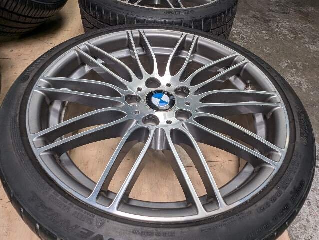 *OEM BMW E90 E91 E92 E93 Wheels Rims Front 19x8 ET37 Rear 19x9 ET39 LA Wheel Double Spoke 269 SET