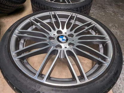 *OEM BMW E90 E91 E92 E93 Wheels Rims Front 19x8 ET37 Rear 19x9 ET39 LA Wheel Double Spoke 269 SET
