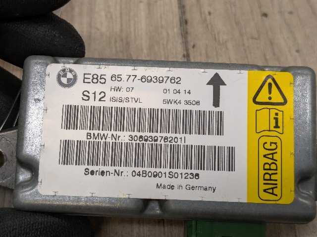 03-05 OEM BMW E85 Z4 Airbag Air Bag Sensor SRS Control Module