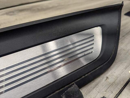 NOTE* 17-23 OEM BMW G30 Front Left Right Lighter Door Sill Molding M Trim SET