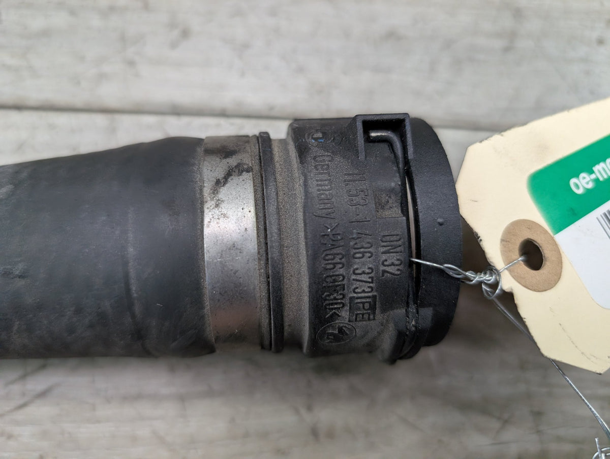 OEM BMW E70 X5 Engine Diesel M57 Upper Radiator Coolant Hose Line Pipe