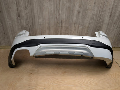 *11-17 OEM BMW F25 X3 28i 28iX 35iX Rear Bumper Cover w/ Diffuser White 300 ALPINWEISS III (300)