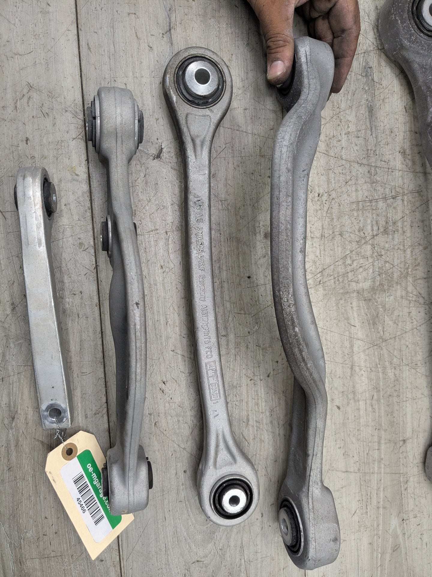 18-24 OEM AUDI Q5 SQ5 Rear Left Driver Upper Lower Control Arm SET