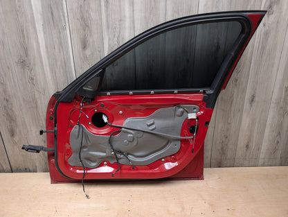 OEM BMW F30 F80 328 330 335 340 M3 Front Right Passenger Door Shell Panel Red MELBOURNEROT METALLIC (A75)