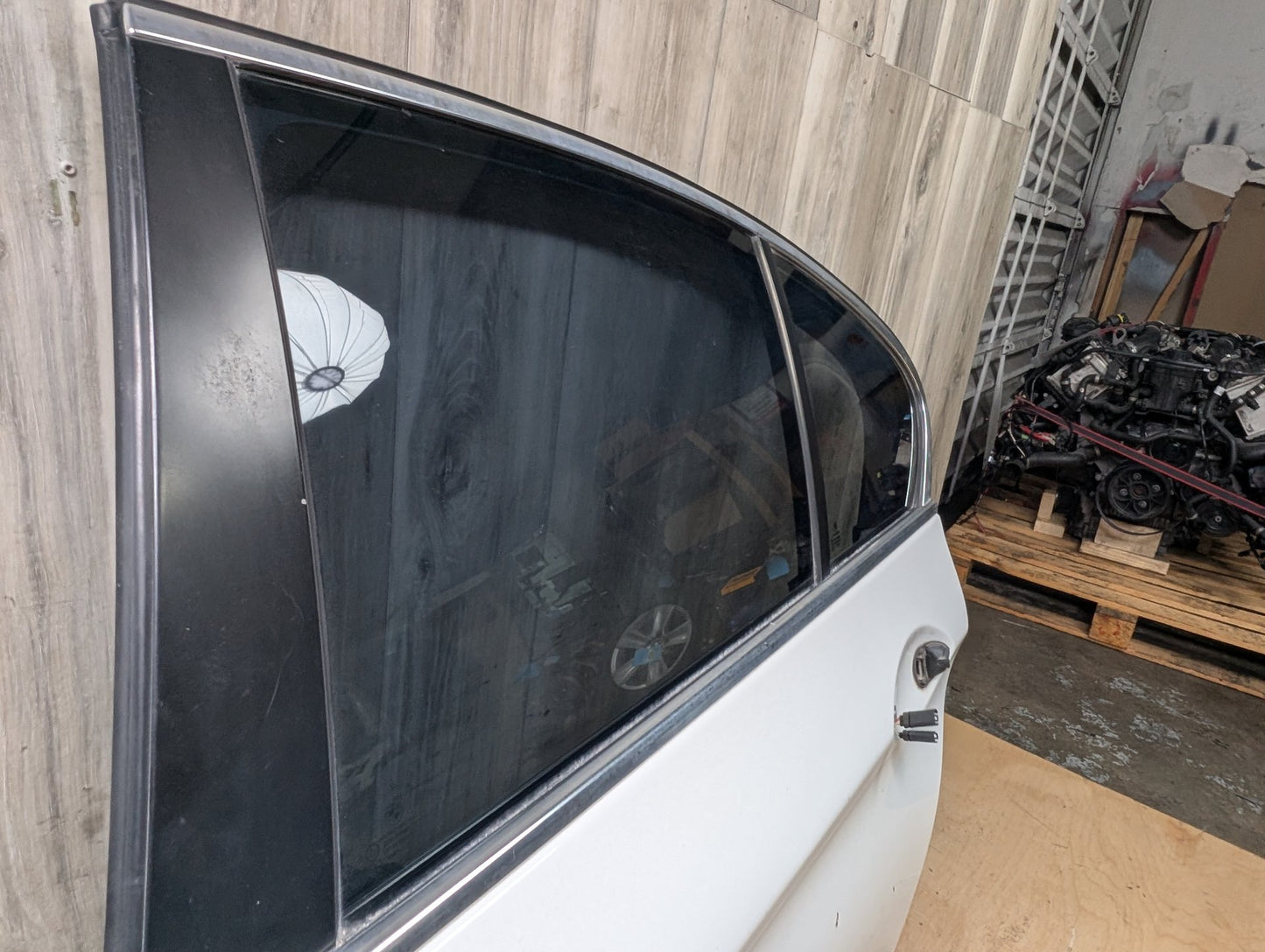 *11-16 OEM BMW F10 535 M5 Sedan Rear Driver Side Door Shell Panel White 300 White 300