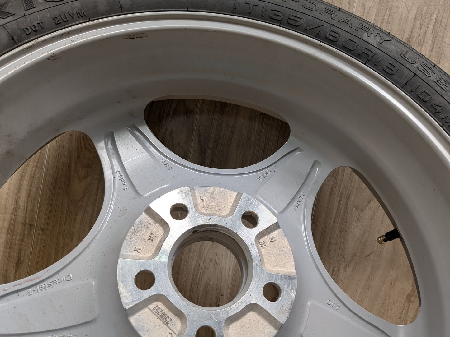 OEM BMW G01 G02 G12 G30 530 540 M550 X3 X4 Spare Tire Wheel Rim Donut 18x4 ET-1
