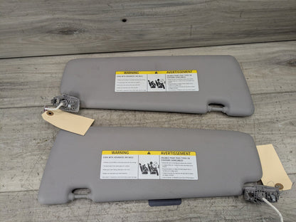 14-18 OEM BMW F15 F85 X5 X5M Left Right Interior Sun Visor Leather PAIR