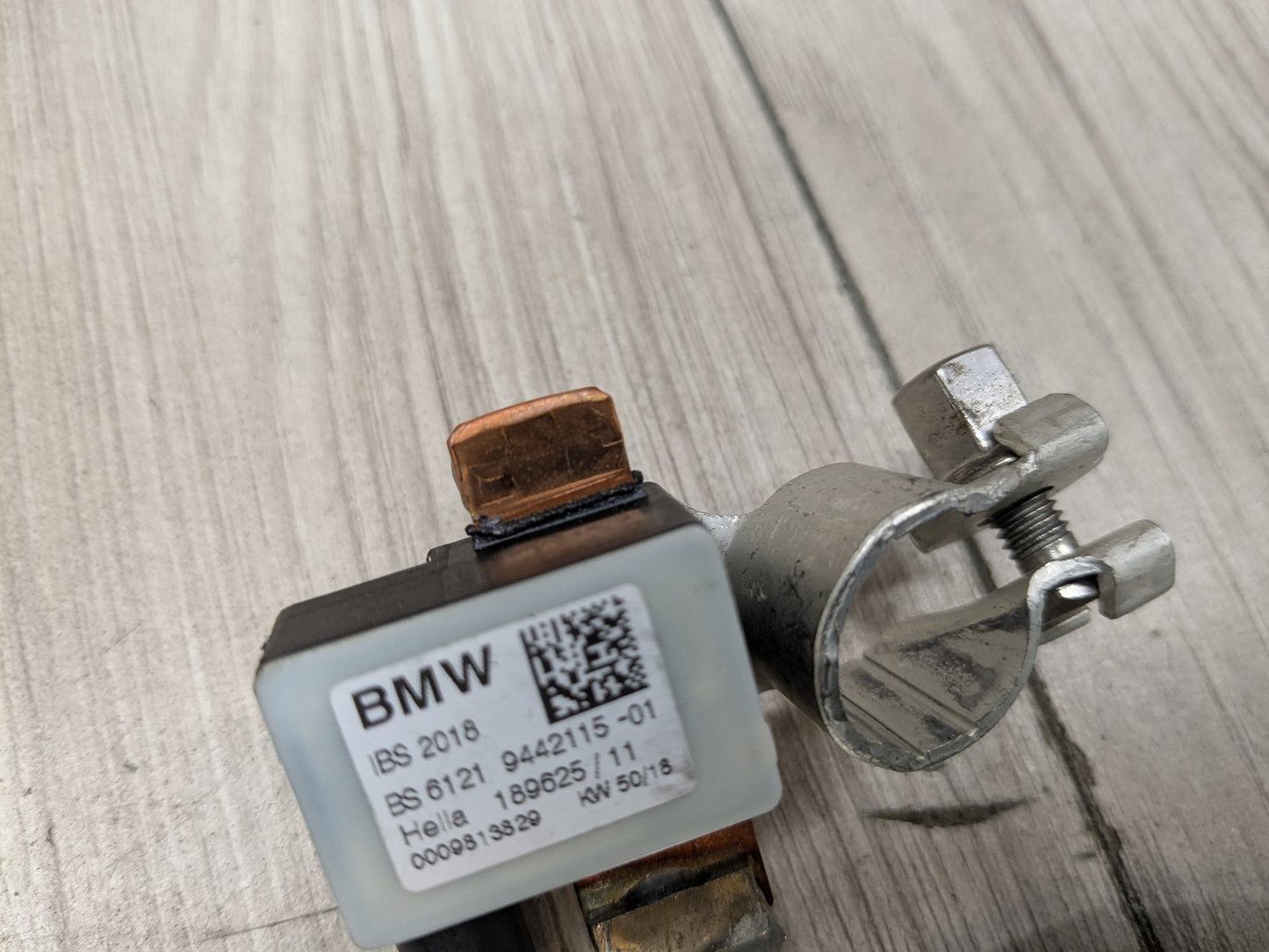 2019 BMW 330i G20 Battery Negative IBS Wire Cable 9442115 OEM BMW G05 G06 G07 G20 G22 G23 G26 G29 Negative Terminal IBS Sensor Wire Cable