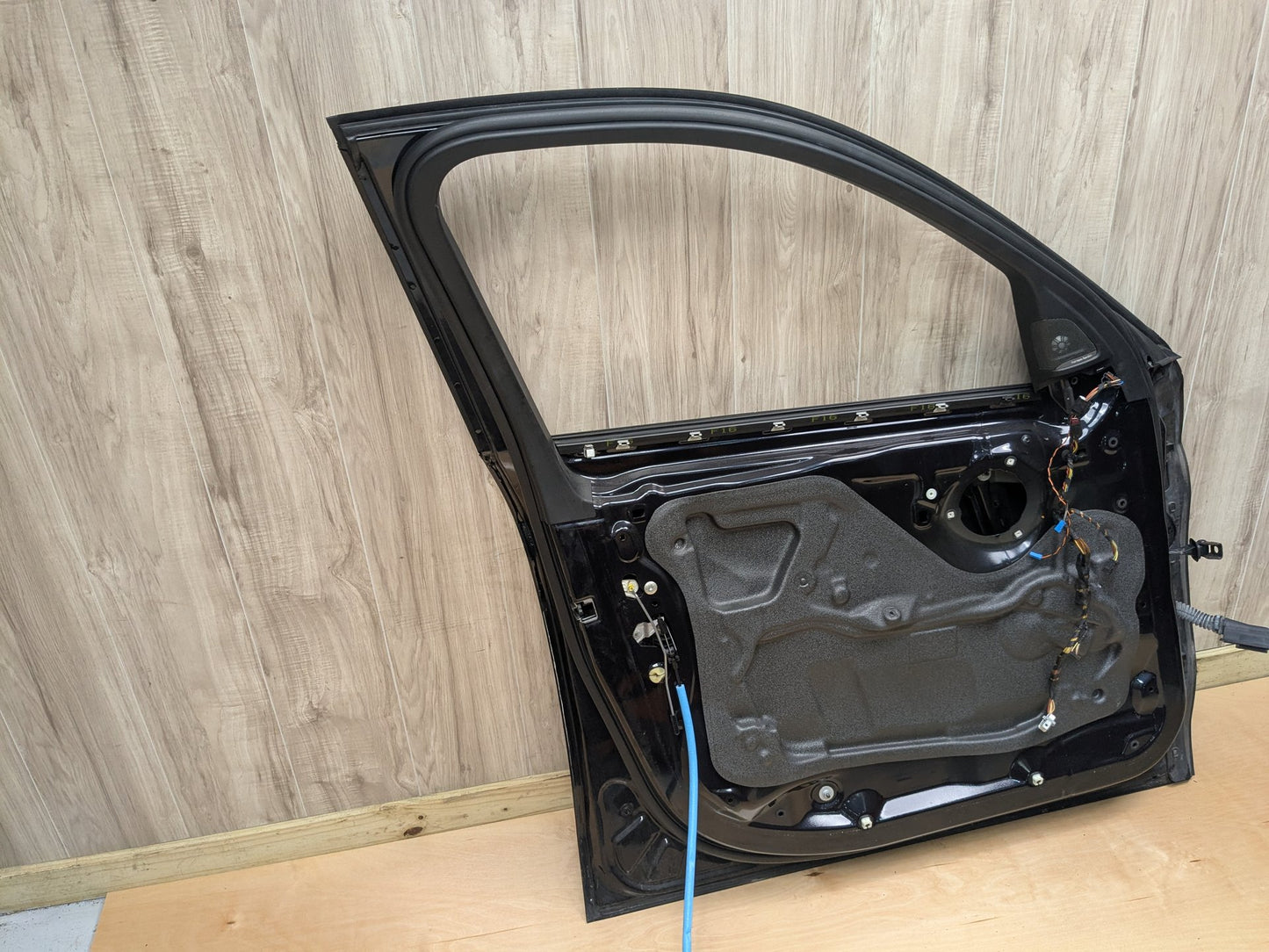 15-19 OEM BMW F16 X6 F86 X6M Front Left Driver Door Shell Panel Black 416 CARBONSCHWARZ METALLIC (416)