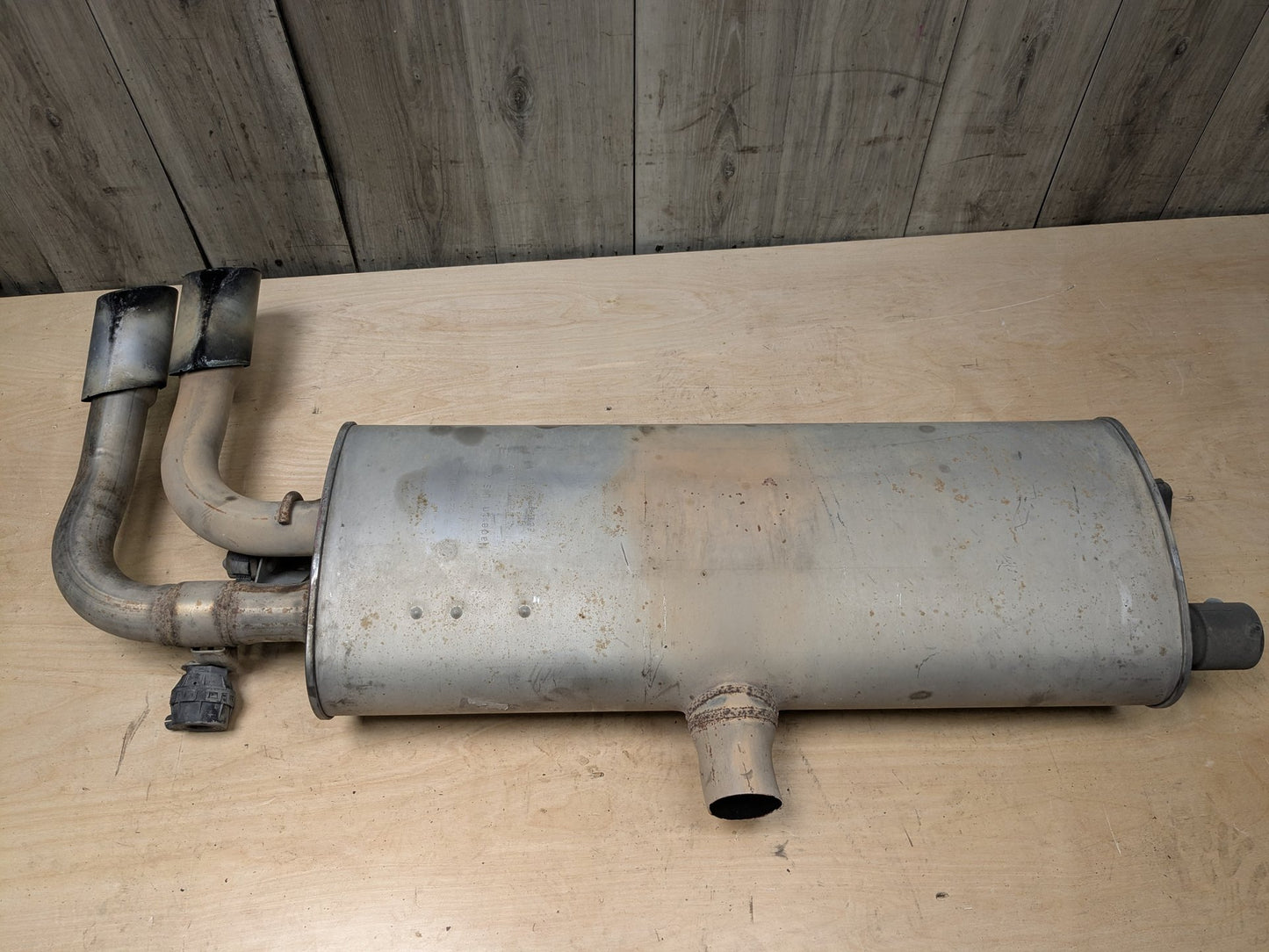 11-17 OEM BMW F25 F26 X3 X4 28iX Engine N20 Rear Exhaust Flap Muffler