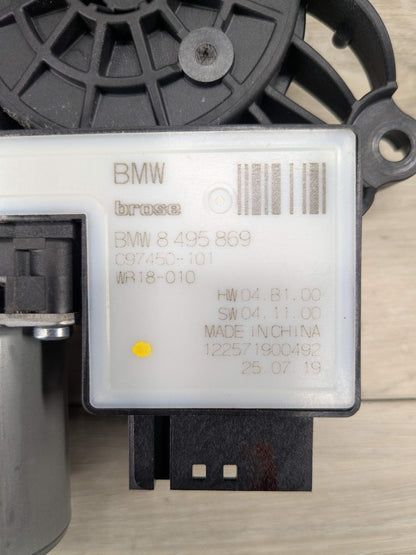 2020 BMW 330i G20 Front Left Driver Door Window Glass Regulator Motor 8495869 OEM BMW G20 G80 330 M340 M3 FRONT Left Driver Side Door Window Regulator Motor