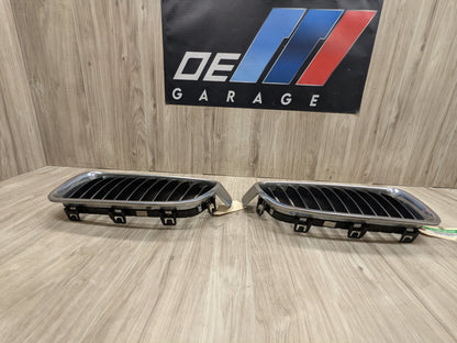 OEM BMW F30 F31 328 330 335 340 Front Left Right Upper Bumper Kidney Grilles SET