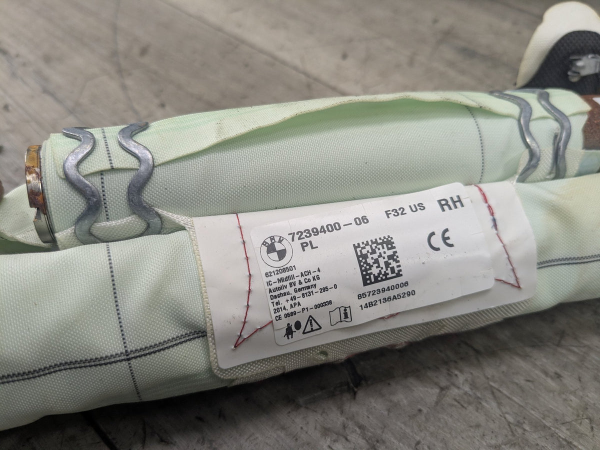 14-20 OEM BMW F32 F82 M4 Right Passenger Top Roof Head Air Bag Airbag Curtain