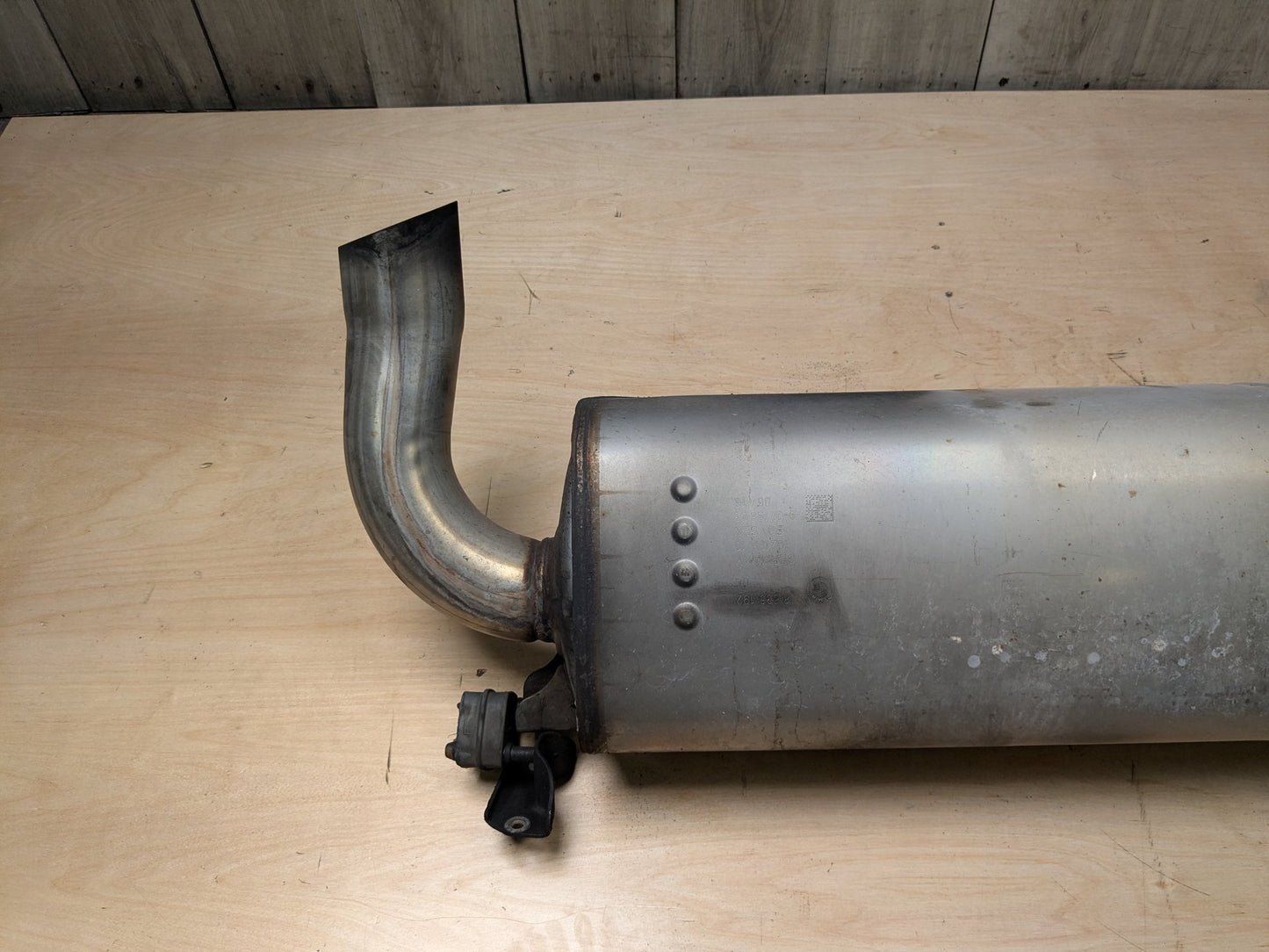 16-22 OEM BMW G12 740 Engine B58 Rear Dual Exhaust Pipe Muffler