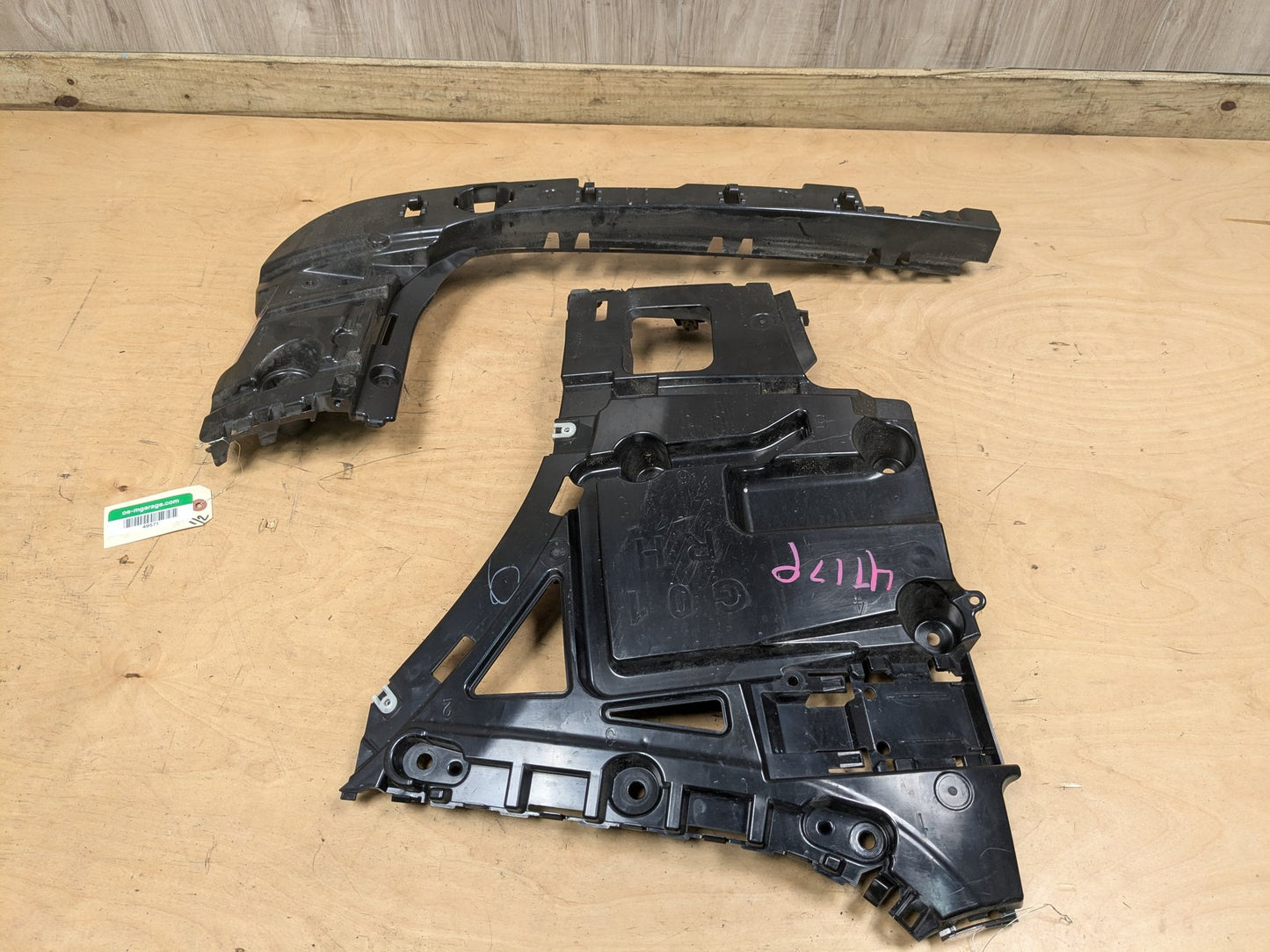 18-21 BMW G01 F97 X3 Rear Bumper Right Passenger Side Brackets Mounts Supports