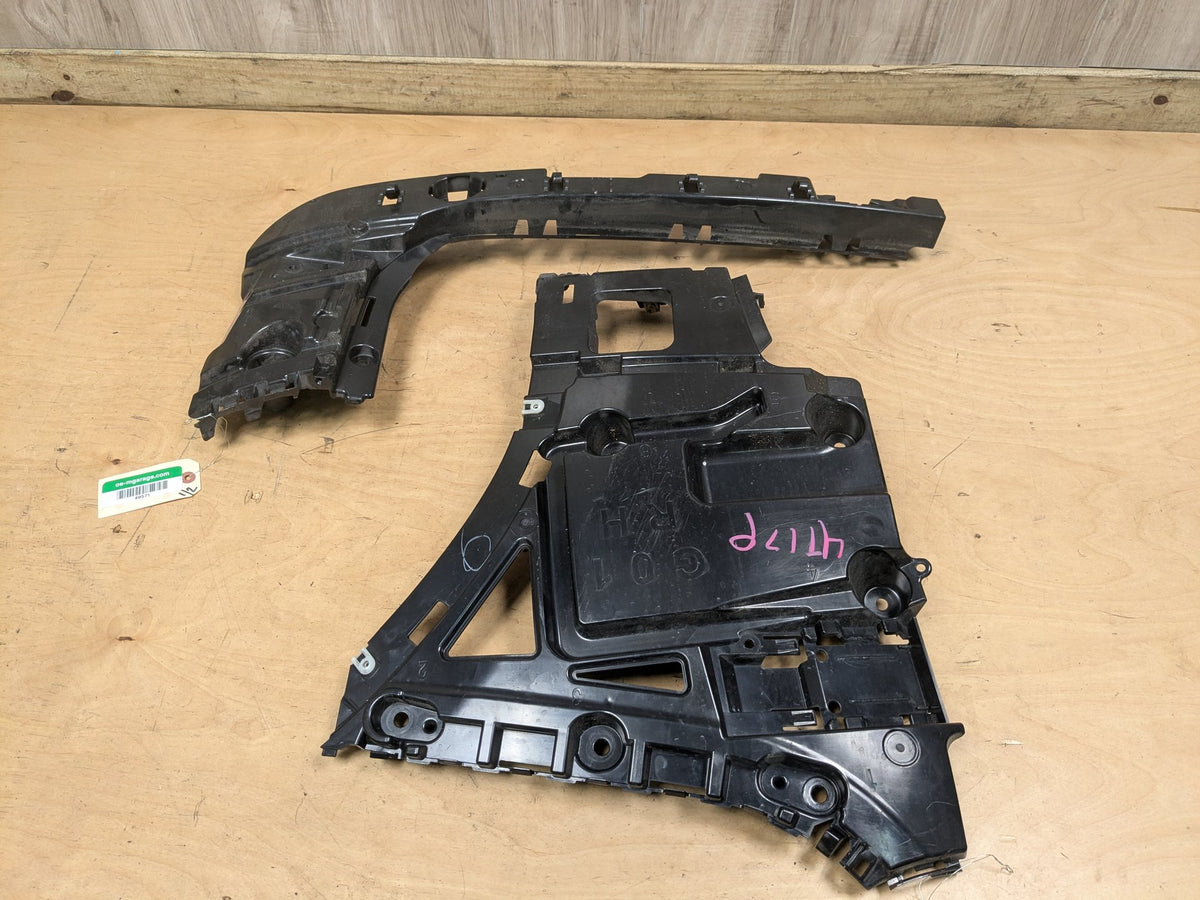 18-21 BMW G01 F97 X3 Rear Bumper Right Passenger Side Brackets Mounts Supports