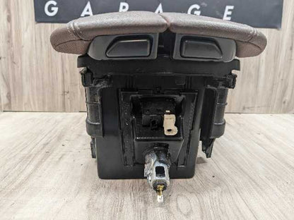 14-19 OEM BMW F15 F16 X5 X6 Front Center Console Arm Rest Leather TERRA