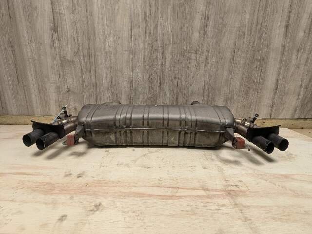16-19 OEM BMW G11 G12 750i 750iX Engine N63R Rear Exhaust Pipe Muffler M SPORT