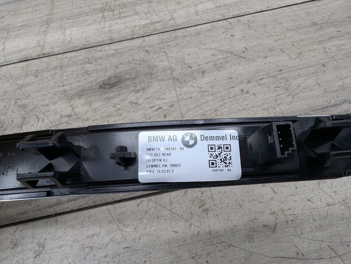 2019-2026 OEM BMW G05 G06 G07 X5 X7 Rear Left Driver Side Door Sill Entrance Scuff Plate