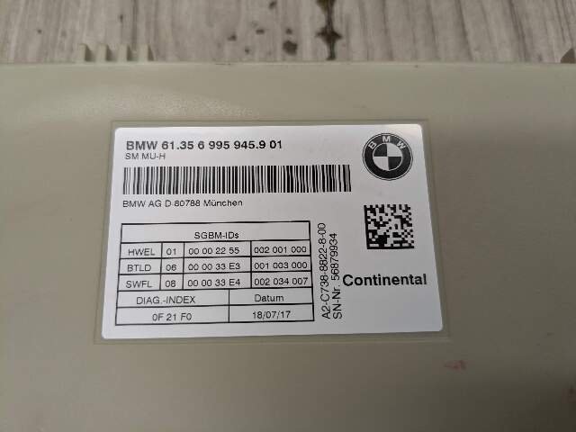 Pre-LCI OEM BMW F90 G01 G02 G12 G30 X3 X4 Front Left Right Seat Module