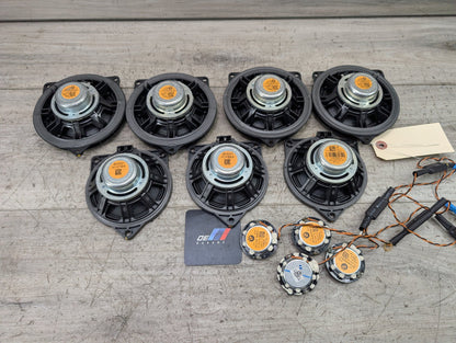 2015 BMW X3 F25 Speakers SET 9209185 11-17 OEM BMW F25 X3 Stereo Audio Speakers Tweeters Subwoofers Top HiFi SET OEM