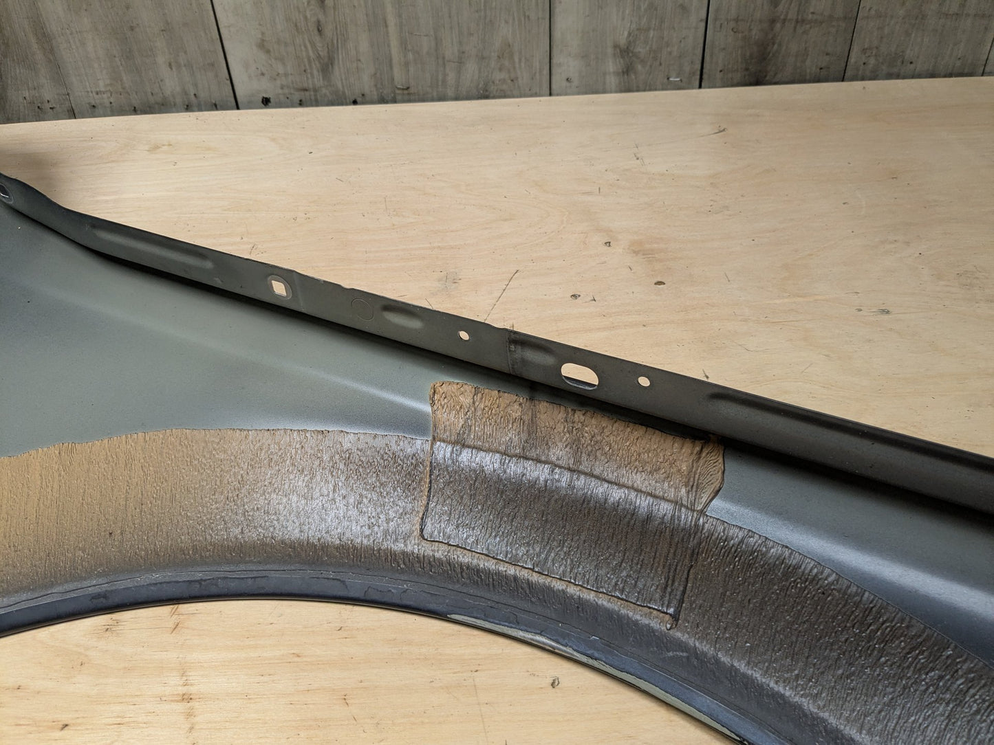 16-19 OEM BMW G11 G12 740 750 M760 Left Driver Aluminum Fender Panel Gray C27 ARKTIKGRAU BRILLANTEFFEKT (C27)