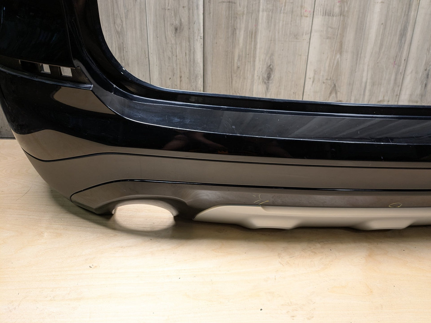18-21 OEM BMW G01 X3 30i 30iX X LINE Rear Bumper Cover Panel w/ Diffuser Black SCHWARZ II (668)
