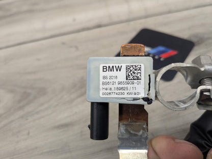 2022 BMW M340i G20 Battery Negative IBS Wire Cable 9855909 OEM BMW G05 G06 G07 G20 G22 G23 G26 G42 Negative Cable Terminal IBS Sensor Black