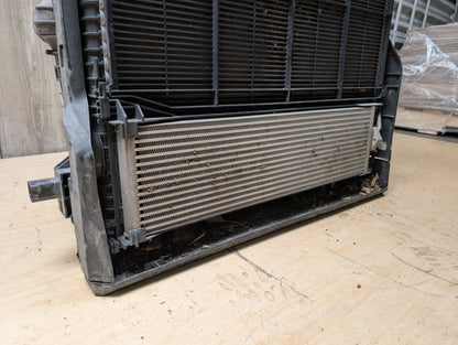 2019-2026 BMW X5 G05 Radiator Cooling Condenser Fan Shroud Assembly SET 8655762