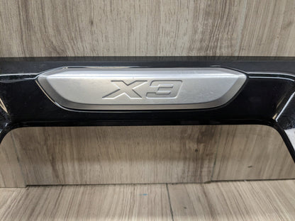 18-21 OEM BMW G01 G02 X3 X4 Center Console Interior Trim Oak Dark High Gloss