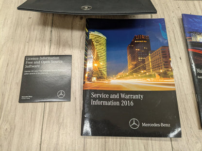 OEM Mercedes W205 CONVERTIBLE Owners Manual Operator Books COMPLETE