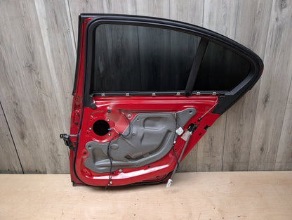 OEM BMW F30 F80 328 330 335 340 M3 Rear Right Passenger Door Shell Panel Red MELBOURNEROT METALLIC (A75)