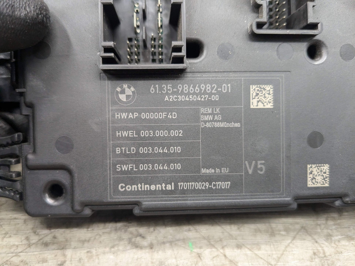 12-20 OEM BMW F22 F30 F82 REM Rear Body Control Unit Electronic Module BCM Box