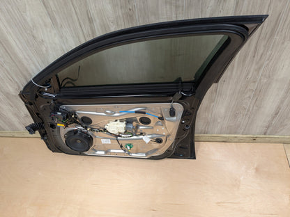 OEM Mercedes W212 E350 E400 E550 Front Right Passenger Door Shell Panel Black 197 (Obsidian black- Metallic finish)