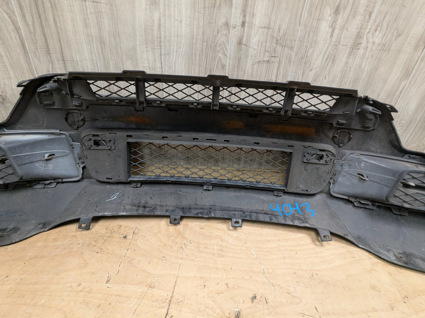 *07-10 OEM BMW E70 X5 Front Bumper Cover Panel w/ Grilles Black ALPINWEISS III (300)