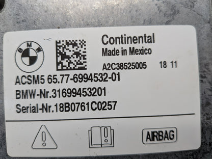 OEM BMW F90 G01 G11 G12 G30 G32 Air Bag SRS ICM Control Module Unit