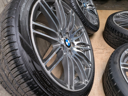 *OEM BMW E90 E91 E92 E93 Wheels Rims Front 19x8 ET37 Rear 19x9 ET39 LA Wheel Double Spoke 269 SET