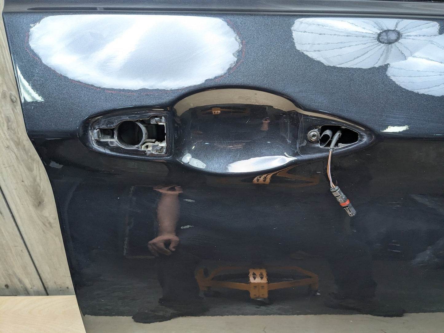 15-19 OEM BMW F16 X6 F86 X6M Front Right Passenger Door Shell Panel Black 475 BLACK SAPPHIRE METALLIC (475)