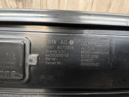 OEM BMW G30 530 540 M550 Front Rear Left Right Illuminated Door Sill Trim SET
