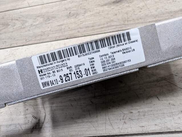 2011 - 2016 BMW 335i F30 Unknown 9257153 N55B30M0