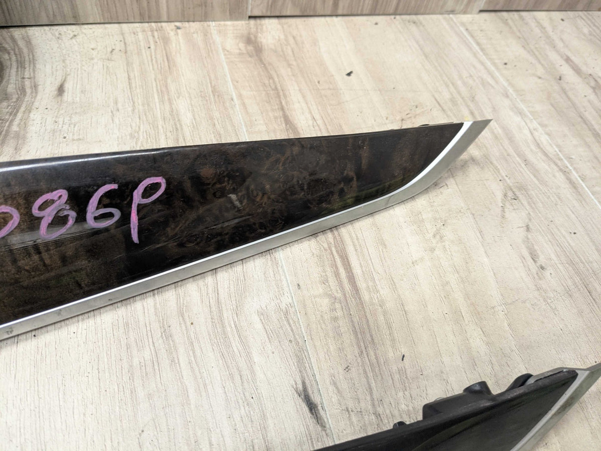 14-18 OEM BMW F15 X5 Dash Door Panel Wood Interior Trim Cover SET