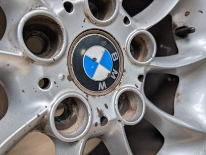 03-08 OEM BMW E85 Z4 Rim Wheel 17x8" ET:47 LA Wheel Turbine Style 106