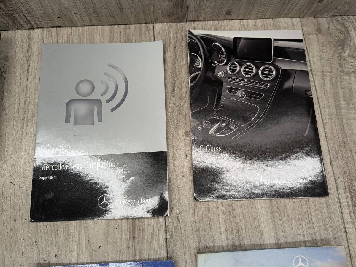 OEM Mercedes W205 CONVERTIBLE Owners Manual Operator Books COMPLETE