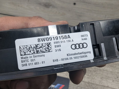 OEM AUDI A4 A5 Q5 Q7 RS5 S5 SQ5 Rear AC Air Climate Heater Control Switch Module