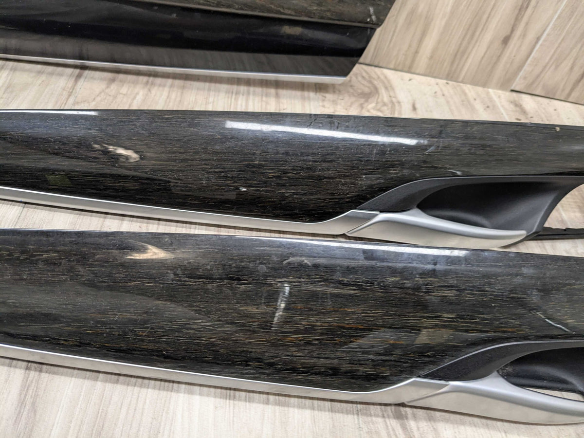 15-19 OEM BMW F16 F86 X6 X6M Dash Door Panel Wood Interior Trim Cover SET