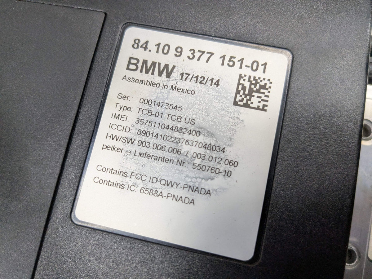 11-16 OEM BMW F82 F30 F32 F36 F06 M3 M4 M5 M6 Telematics Control Unit Module