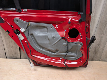OEM BMW F30 F80 328 330 335 340 M3 Rear Left Driver Door Shell Panel Red A75 MELBOURNEROT METALLIC (A75)