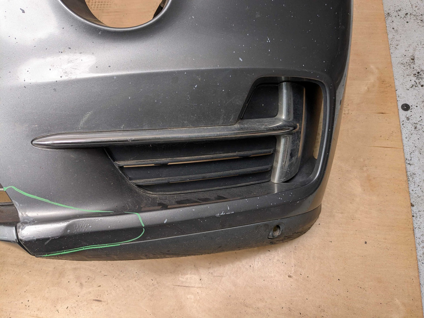 *14-18 OEM BMW F15 X5 Front Bumper Cover w/ Upper Lower Grilles Gray A52 SPACEGRAU METALLIC (A52)